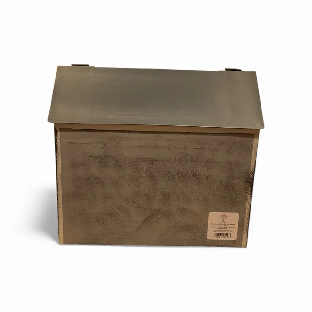 Christmas Metal House Card Vintage Box - John Derian for Target
